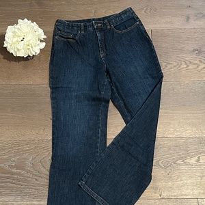 Talbots Womens Bootcut Stretch Denim Jeans